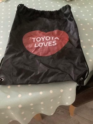 Photo of free Toyota Drawstring bag. (Long Hanborough OX29)