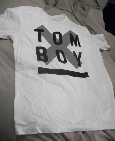 Photo of free "Tomboy X" T-shirt (Oakland) #1