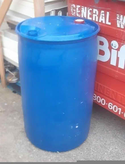 Photo of free 200 litre plastic drum (Woodbury Salterton) #1