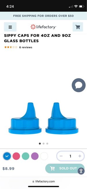 Photo of free New sippy caps for baby bottles x6 (Reston)