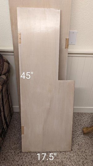 Photo of free Plywood bench lids (Next to Capitola Wharf)