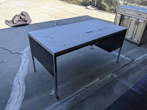 Photo of free Steel desk (El Segundo)