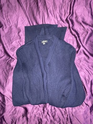 Photo of free Long navy blue sweater (Montgomery Village area)