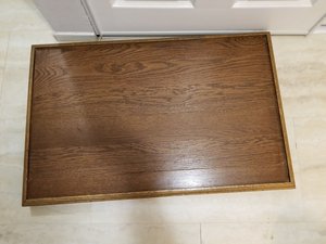 Photo of free Solid wood table (Hunt Club)
