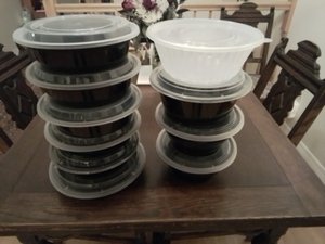 Photo of free Plastic Takeout containers (Uplands / Riverside)