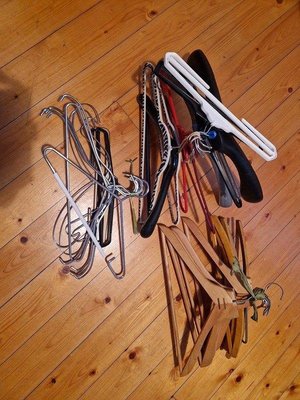 Photo of free Coat hangers (EH14 Juniper Green)
