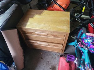 Photo of free Couch and bedside table (Beach Park)