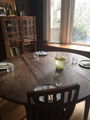 Photo of free Antique Table (Bloor and Dufferin)