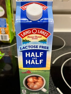 Photo of free Lactose free half and hslf (Germantown)
