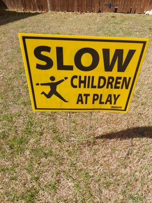 Photo of free Child at Play signs (Murphy)