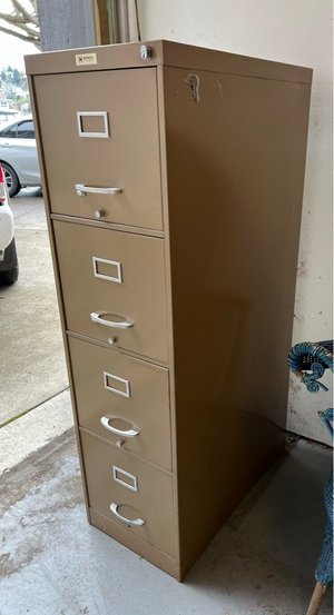 Photo of free file cabinet-4 drawers (Fremont)