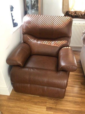 Photo of free Leather recliner (Adel, LS16)