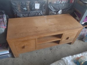 Photo of free Pine tv stand made of heavy pine (Aberdeen)