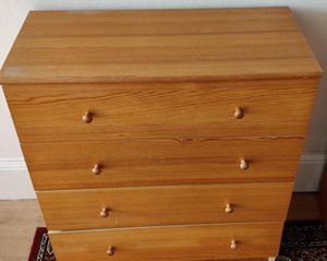 Photo of free Two matching pine chest of drawers (Corston)