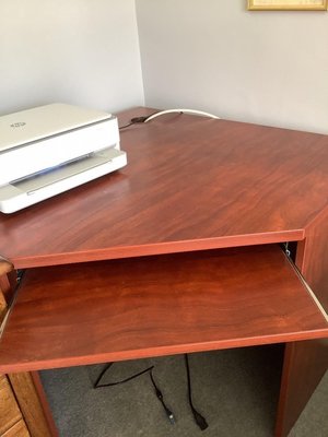 Photo of free Solid wood corner computer desk (Kenilworth CV8)