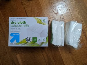 Photo of free "Swiffer" dry cloth sweeper refills (Malden Center)