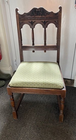 Photo of free Carved Oak chairs x 4 (Torpenhow CA7)