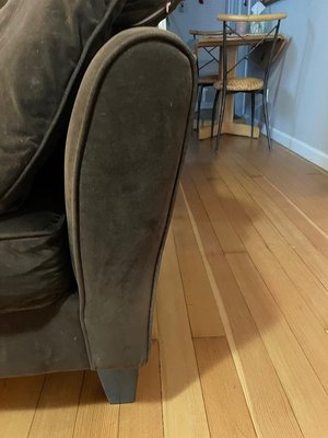 Photo of free Brown Couch (Noe Valley)