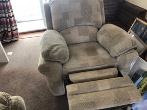 Photo of free 3 piece suite and foot stool (Pensby CH61)