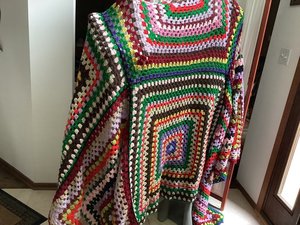 Photo of free Large Crocheted Blanket (Oakbrook 38th Meyers)