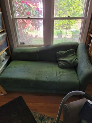 Photo of free Green Microfibre Chaise (Northgate)