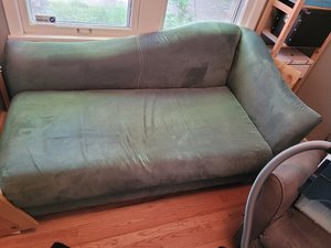 Photo of free Green Microfibre Chaise (Northgate)