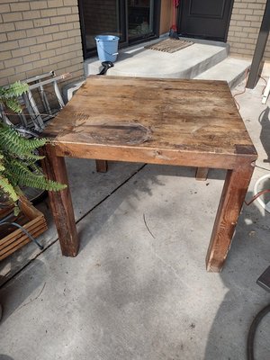 Photo of free Heavy duty table (South Boulder)