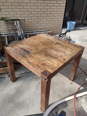 Photo of free Heavy duty table (South Boulder)