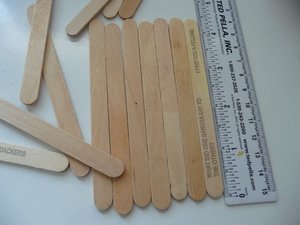 Photo of free Popsicle sticks (off Canyon Road, Redwood City)