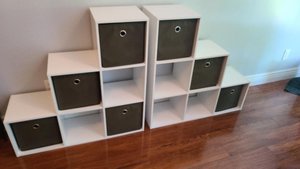 Photo of free Cube bookcases w/baskets (Rouses Point, NY)