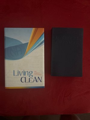 Photo of free Living Clean and AA Handbook (V6Z 1R3)