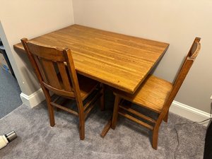 Photo of free Table and 2 chairs (21214)