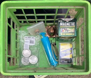 Photo of free Plastic crate of randomness (West Main Street thurmont)