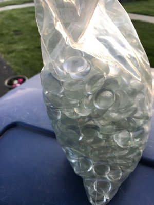 Photo of free Gallon size bag of glass stones (Darien (near police dept.))