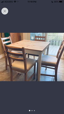 Photo of Small kitchen table & chairs (L5L 5P5) #1
