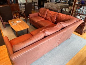 Photo of free Leather Sofa (Guilford, CT)