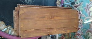 Photo of free Antique wooden bookcase (The Grange Estate SG6)