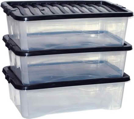 Photo of Plastic storage with lids (Tring) #4