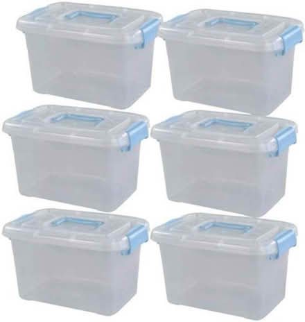 Photo of Plastic storage with lids (Tring) #3