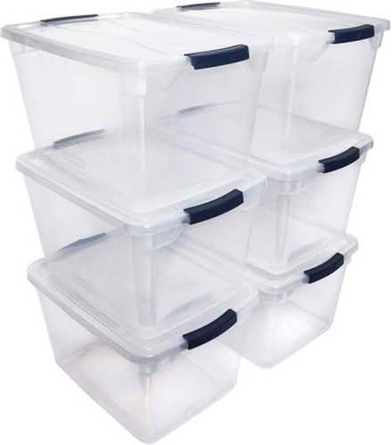 Photo of Plastic storage with lids (Tring) #2