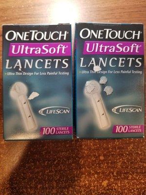 Photo of free OneTouch UltraSoft Lancets 2 boxes (Elmhurst near Berens Park)