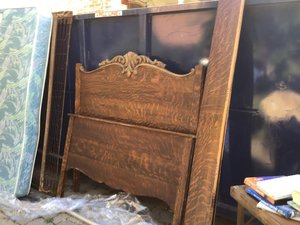Photo of free antique 3/4 bed frame beautiful (ward area by york rd)