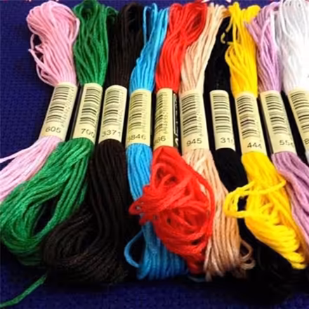 Photo of Embroidery threads (HA0) #1