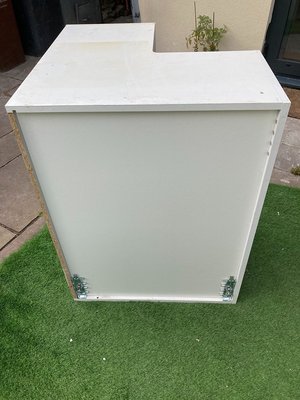Photo of free White corner wall unit (Greenfield OL3)