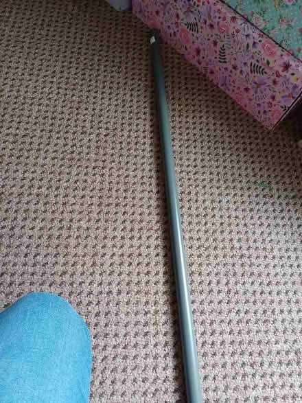 Photo of free IKEA single grey wardrobe pole (Gorse Hill M32) #1