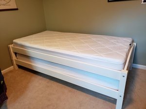Photo of free Side by side beds with mattresses (Kirkwood)