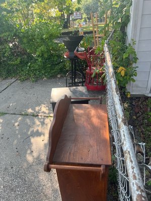 Photo of free Shelf, chair and bar stools (Northeast)