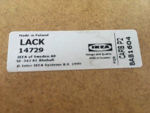 Photo of free IKEA lack shelf (Crestview)