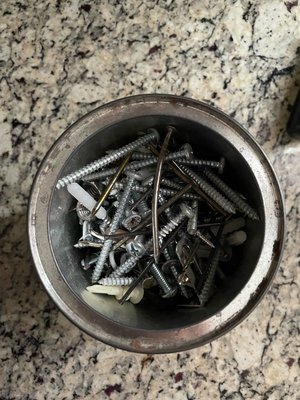 Photo of free Misc screws/nails/hardware (Wellington-Harrington)