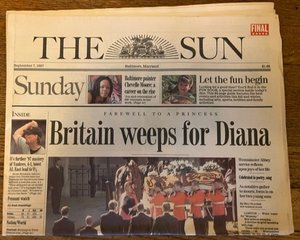 Photo of free Princess Di Death Headlines (Springfield, Delco)